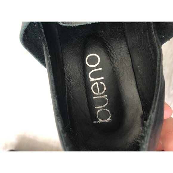 Bueno Burcu Flat Loafers Womens Size EU 36 Black Leather Pointed Toe Slip On - Picture 7 of 7